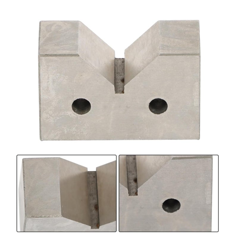 findmall Cast Iron V-Block Set - 2" x 1-1/4" x 3/4" Matched Pair - Machinist Grade Tooling for Milling, Inspection and Layout - Image 2